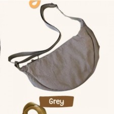 OPNAME Half Moon Bag Grey