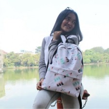 Canvasbag Motif - White Baggies