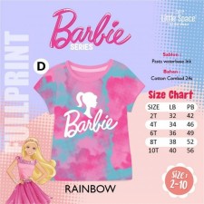 OPNAME Kaos Barbie Anak Kode D Sz 6