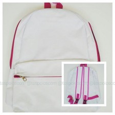 Canvasbag Mix Zipper Large - Ungu Pink